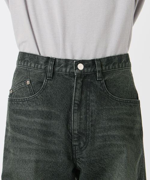 NVRFRGT ジーンズ × WISM別注 3D TWISTED WIDE LEG JEANS メンズ