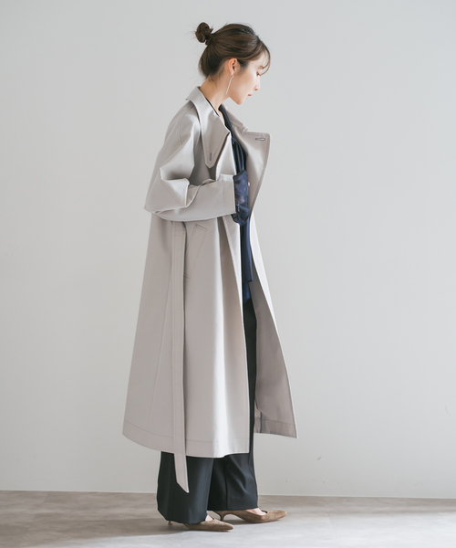 Nobleベージュ ロングコート 36サイズ NOBLE（ノーブル） コート 36