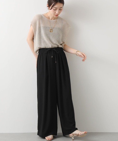gready brilliant購入　 FAVORI ワイドパンツ Gready Brilliantジョーゼットワイドパンツ | SEKIMIKI Online