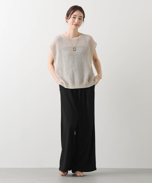 gready brilliant購入　 FAVORI ワイドパンツ Gready Brilliant パンツ ジョーゼットワイドパンツ レディース