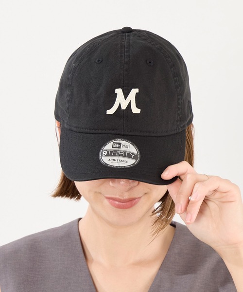 NEW ERA（ニューエラ） キャップ 帽子 「NEW ERA×MICA＆DEAL」”M”ロゴ