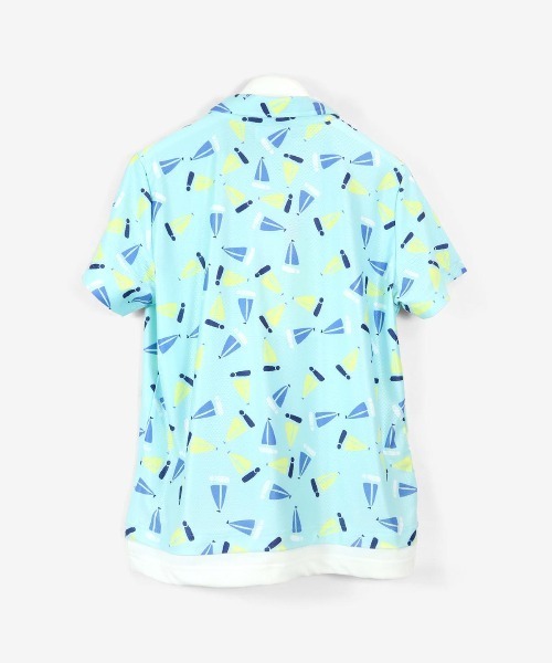 ☆新品☆PICONE ピッコーネ レディス半袖ポロシャツ Picone Club｜ヨット柄UVメッシュ半袖ポロシャツ | Rakuten