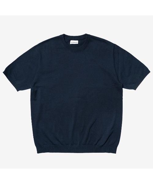 ニット セーター 「hatoooooooooo」Knit tee スタイル半袖クルーネックニットティー/サマーニット レディース セーター ニット 「hatoooooooooo」Knit tee スタイル半袖クルー