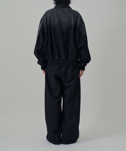 Lui's（ルイス） デニムジャケット gジャン レザーカラーデニム