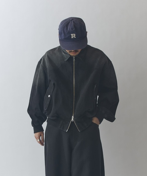 Lui's（ルイス） デニムジャケット gジャン レザーカラーデニム