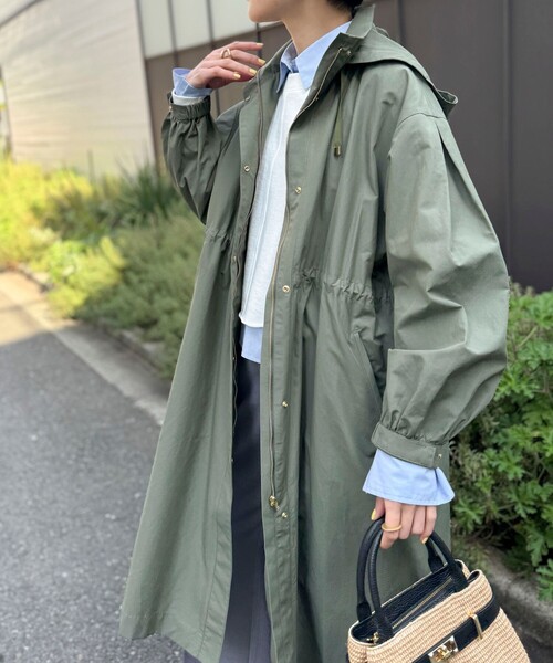 新品　タグ付き　NOLLEY'S sophi 日本製スプリングコート NOLLEY'S 「NOLLEY'S」 スプリングコート 36 オリーブ
