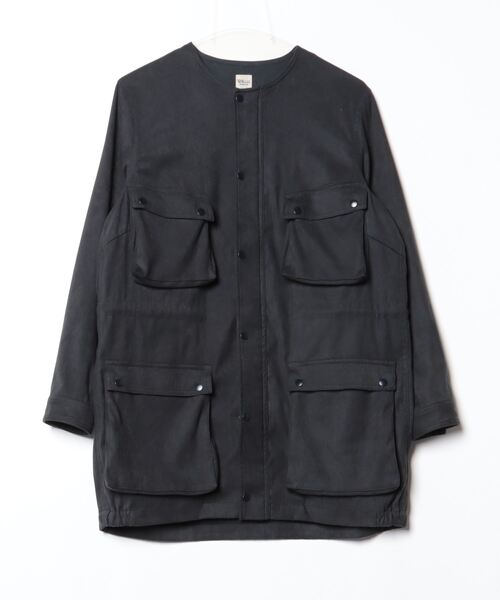 Ronherman シャツジャケット　ブルゾン　S　ブラック Ron Herman（ロンハーマン） ブルゾン S ブラック メンズ : ZOZOTOWN