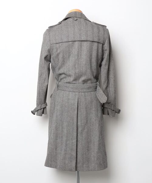 「LITHIUM HOMME」 トレンチコート 46 グレー メンズ_画像2