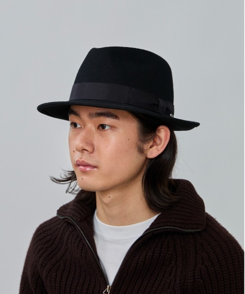 override（オーバーライド） 帽子 ハット FELT FEDORA