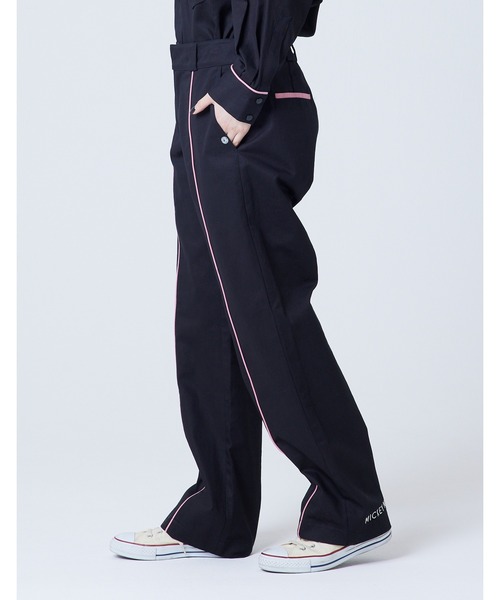 「Little sunny bite」 チノパンツ「Disneyコラボ」 MEDIUM ブラック レディース