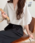ブラウス シャツ 「UVカット、接触冷感、吸水...の詳細画像1