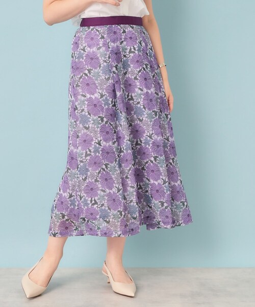 SunaUna（スーナウーナ） スカート 「＆yours project／S〜L」レース柄