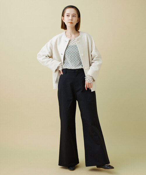 SLOBE IENA（スローブイエナ） パンツ 36 ベージュ レディース