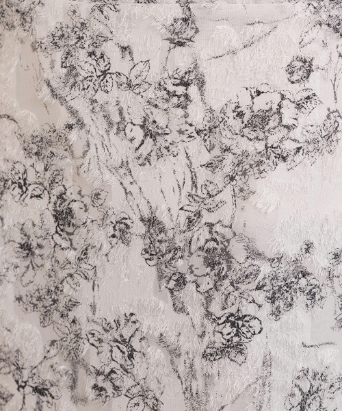 スカート Iライン花柄ロングスカート | ブランド登録なし | 19