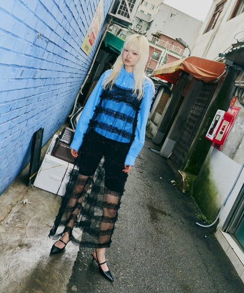 ANDRESD ドレス フリルラインガーリードレス / frill line girly dress