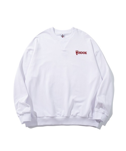 45R ホワイト スウェット トレーナー スウェットトレーナー CLUB 裏起毛クルースウェット GX FV4446-100