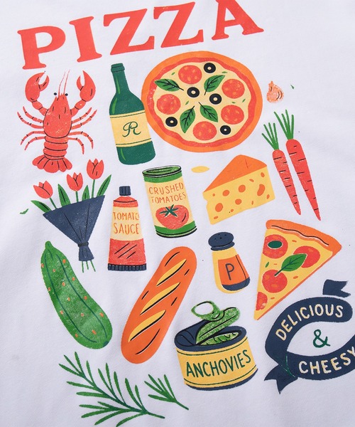 トレーナー スウェット HOOK -original- PIZZA グラフィックスウェット