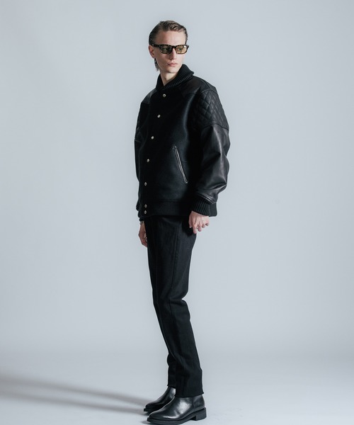 CRIMIE クライミー スタジャン 袖レザー　刺繍 CRIMIE クライミー スタジャン 袖レザー 刺繍 2025年最新】クライミー