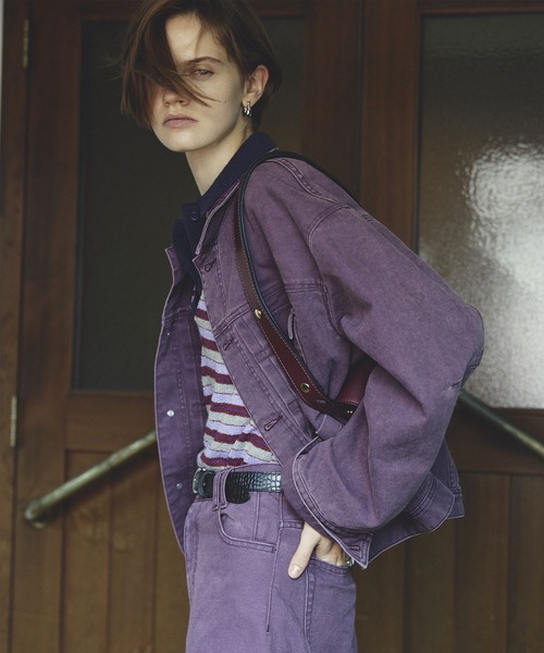 ROSE BUD Affectism デニム✕MA-1✕トレンチコート Gジャン ROSE BUD（ローズバッド） デニムジャケット gジャン DENIM JACKET