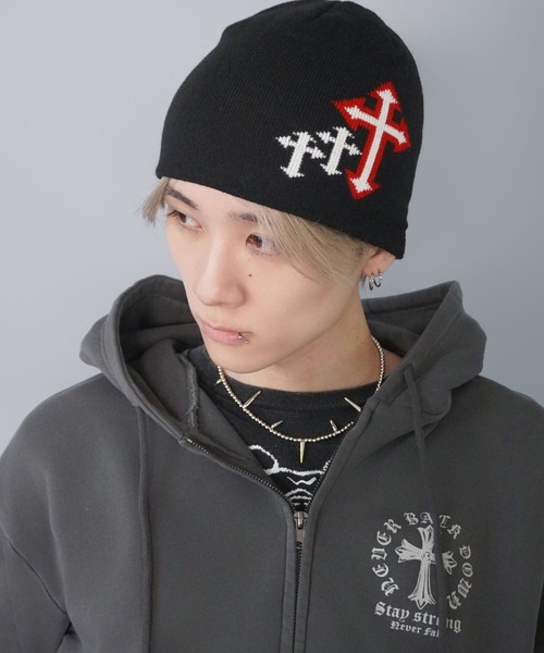 SPINNS（スピンズ） ニット帽 ニットキャップ シングルニットビーニー