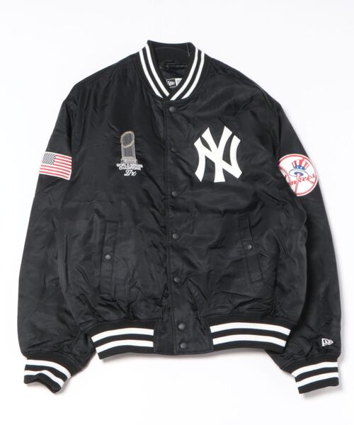 ニューエラ　ジャンパー　フルジップ　NEW ERA アウター NEW ERA（ニューエラ） スタジャン AP MLB WRLD BLK JP ジャケット