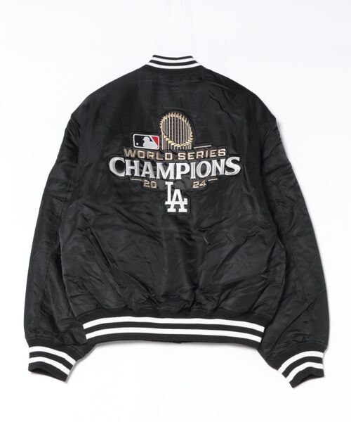 激レア特大サイズ✨ 美品 MLB エクスポズ ワッペン スタジャン ジャージ NEW ERA（ニューエラ） スタジャン AP MLB WRLD BLK JP ジャケット