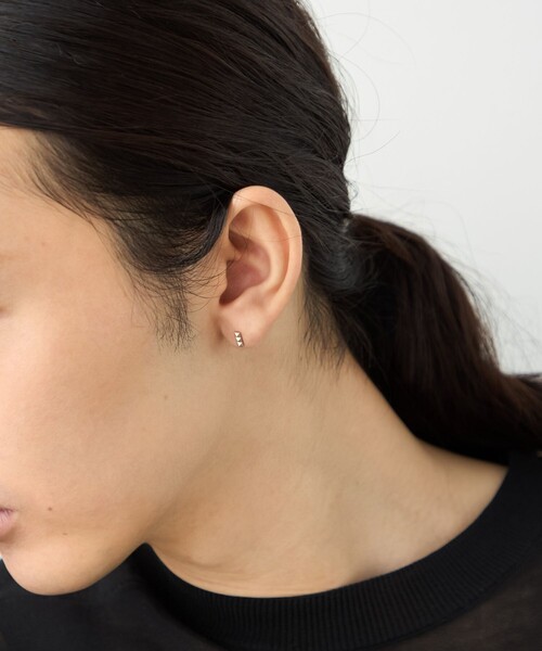 ete（エテ） ピアス 「ハンサムピンク」 K10MPG スタッズ ピアス