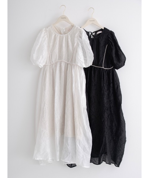 「jumelle」 半袖ワンピース MEDIUM ブラック レディース_画像2