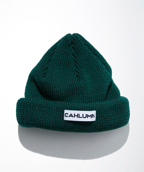 CAHLUMN（カウラム） ニット帽 ニットキャップ メンズ Wool Rib Beanie