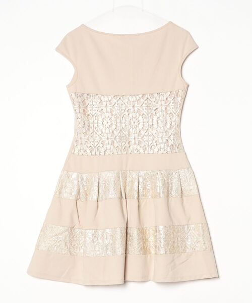 「RINASCIMENTO」 ノースリーブワンピース M ベージュ レディース_画像2