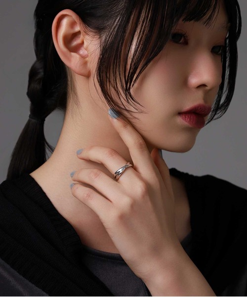 指輪 リング “for Gift”スピニンググロウクロスリング（6mm幅）/シルバー925「LION HEART / ライオンハート」の画像