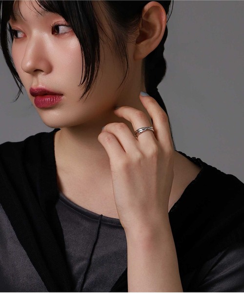 指輪 リング “for Gift”スピニンググロウクロスリング（6mm幅）/シルバー925「LION HEART / ライオンハート」の画像