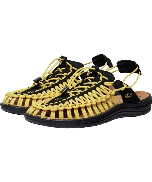 KEEN（キーン） サンダル 23.5cm イエロー×ブラック メンズ : ZOZOTOWN