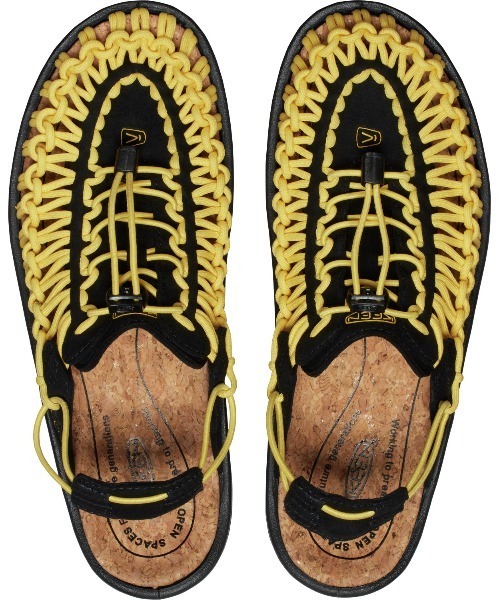 KEEN（キーン） サンダル 23.5cm イエロー×ブラック メンズ : ZOZOTOWN