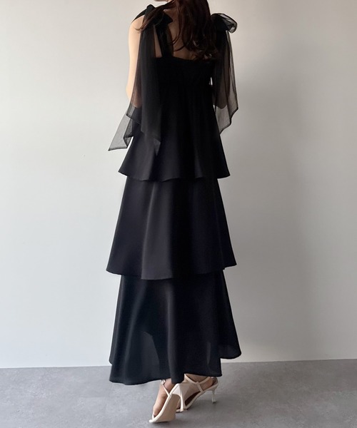 「mipiarl」 キャミソールワンピース LARGE ピンクベージュ レディース_画像9