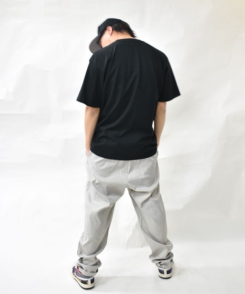 「DOUBLE STEAL」 半袖Tシャツ MEDIUM ブラック メンズ_画像7