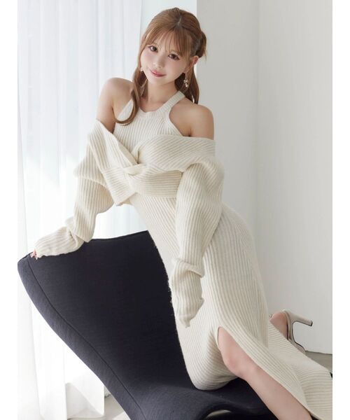 EATME（イートミー） ワンピース ツイストニットワンピース : ZOZOTOWN