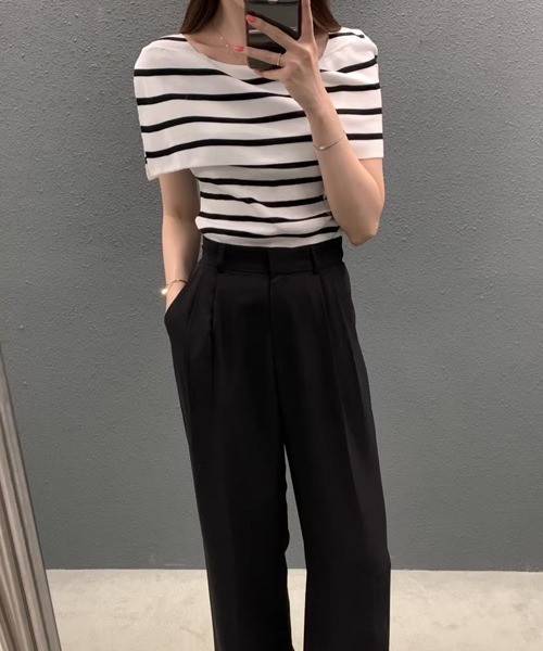 「ROOPTOKYO」 ノースリーブニット FREE ホワイト レディース_画像6