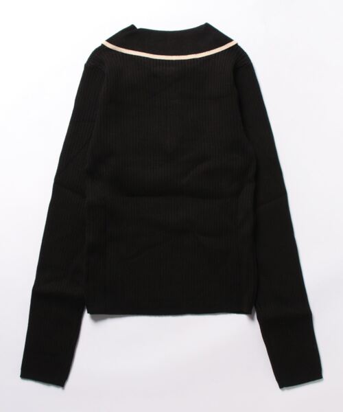 「archives」 長袖ニット MEDIUM ブラック レディース_画像2