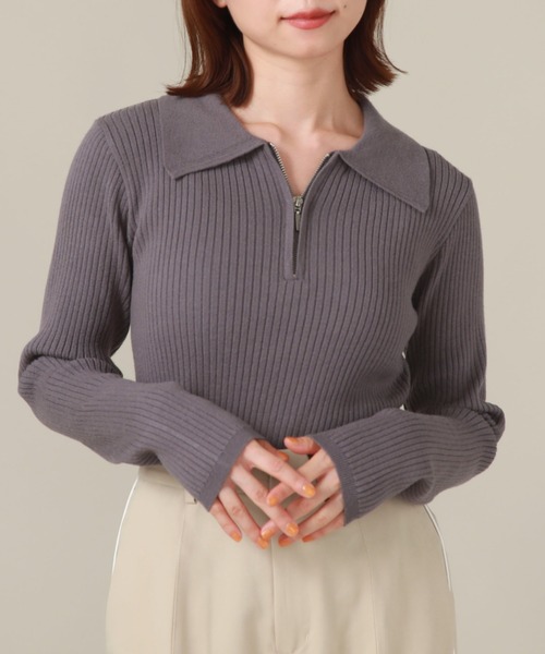 「archives」 長袖ニット MEDIUM ブラック レディース_画像3