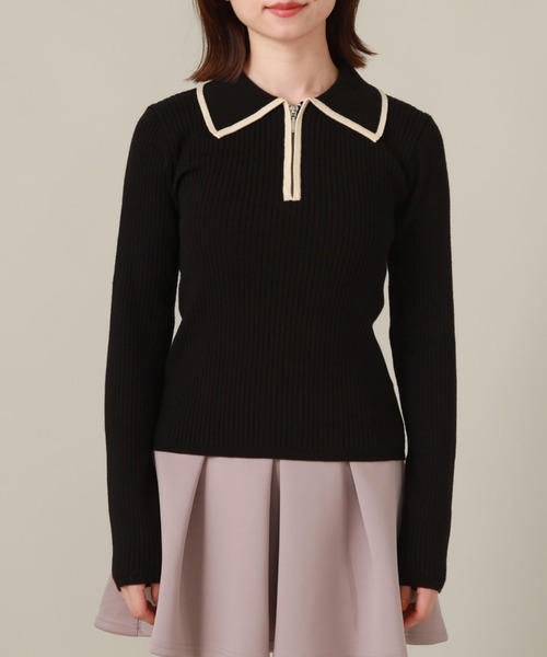 「archives」 長袖ニット MEDIUM ブラック レディース_画像4