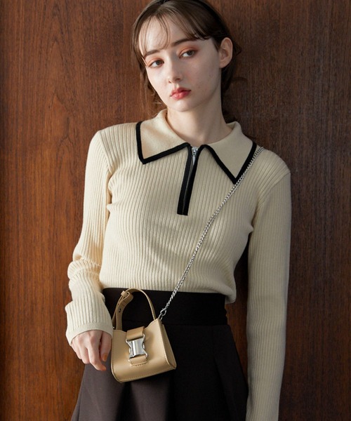 「archives」 長袖ニット MEDIUM ブラック レディース_画像7