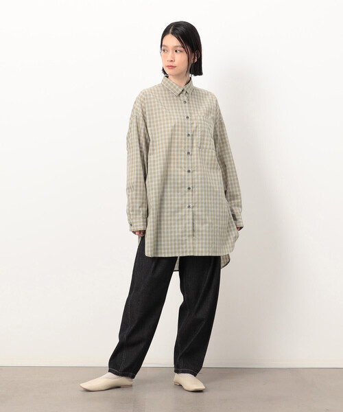 「ONIGIRI」 デニムパンツ LARGE ネイビー レディース_画像5