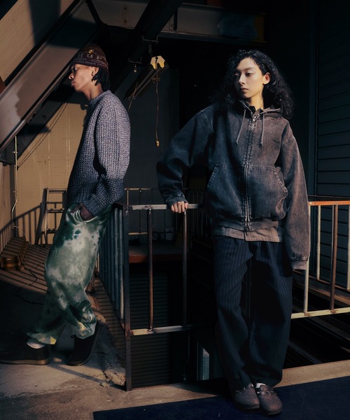HUF（ハフ） パーカー HUF eightynine WASHED FULL ZIP HOODIE メンズ