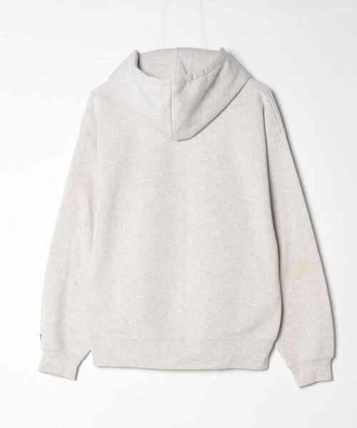 「STARTER」 ワンポイントプルオーバーパーカー M グレー メンズ_画像2
