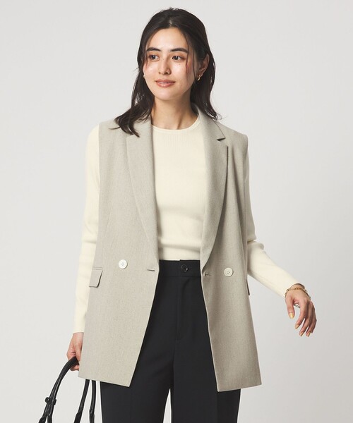 【認定リユース品】クルーネックニット プルオーバー <ボーダー> セール】 TOMORROWLAND tricot スーパーカシミヤ クルーネックプル