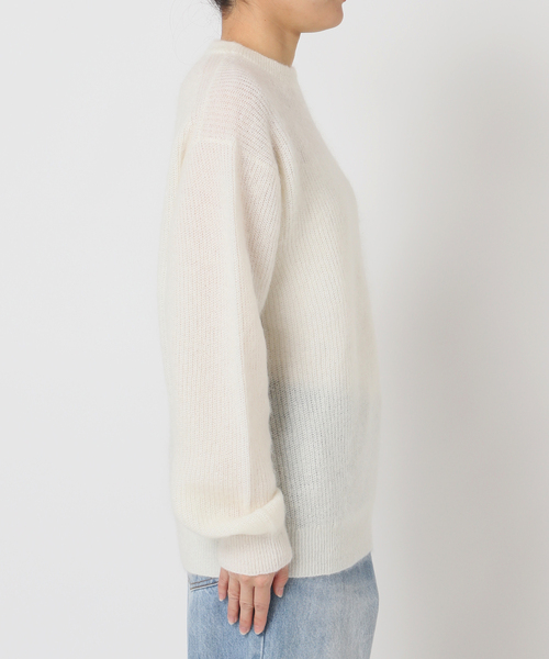 Plage Mohair Roughly ニット plage モヘアニット ホワイト mohair roughlyニット 白