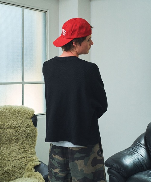 Elanque ヘンリーネック tシャツ waffle henly neck / ワッフル