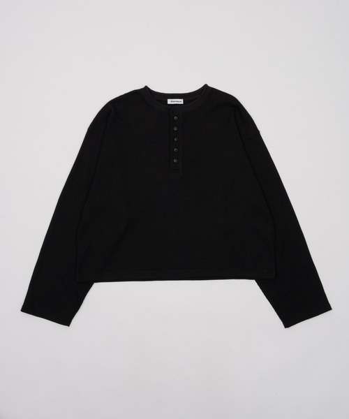 Elanque ヘンリーネック tシャツ waffle henly neck / ワッフル