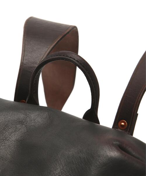 デイバック リュック VASCO/ヴァスコ/LEATHER ARMY RUCKSACK-TYPE2/レザー アーミー ラックサック メンズ レディースの画像